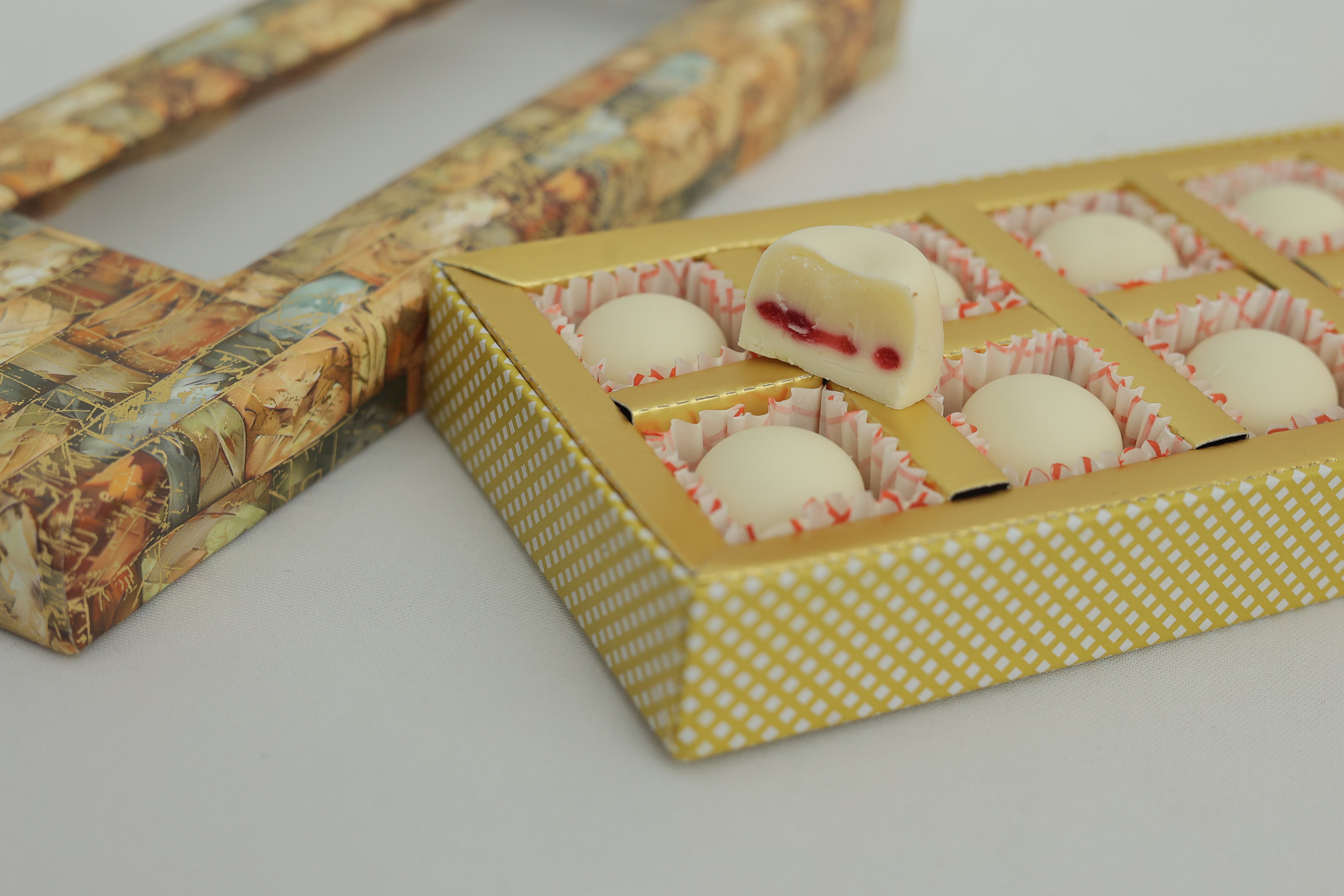 Strawberry White Chocolate Bonbons