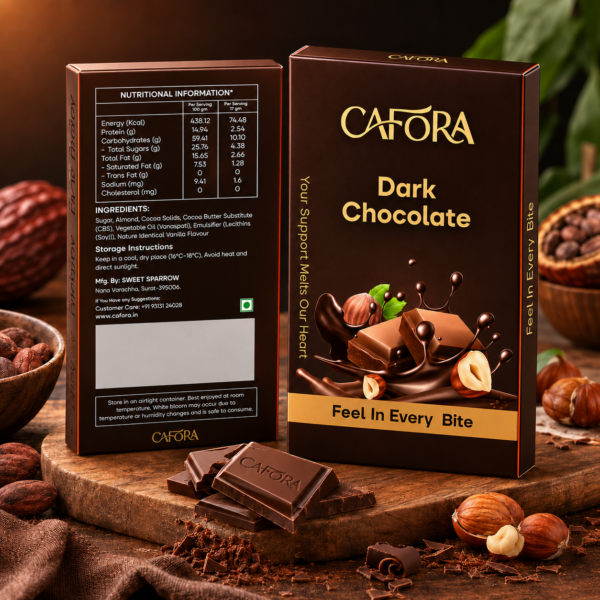 CAFORA Premium Dark Chocolate - 17g