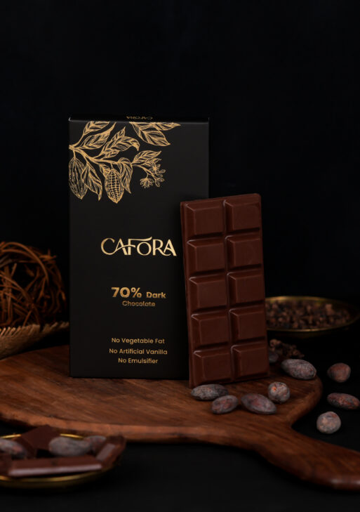 CAFORA 70% Dark Chocolate – Premium Bean to Bar