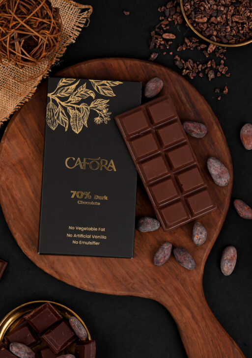 CAFORA 70% Dark Chocolate – Premium Bean to Bar