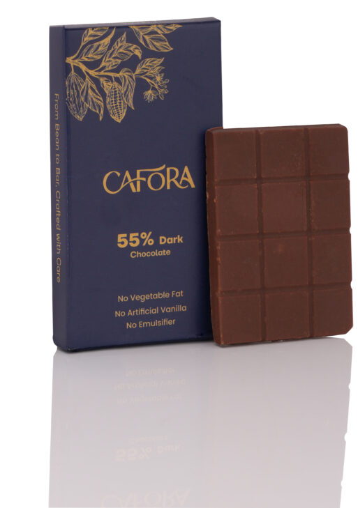 CAFORA 55% Dark Chocolate | Bean to Bar | 17g