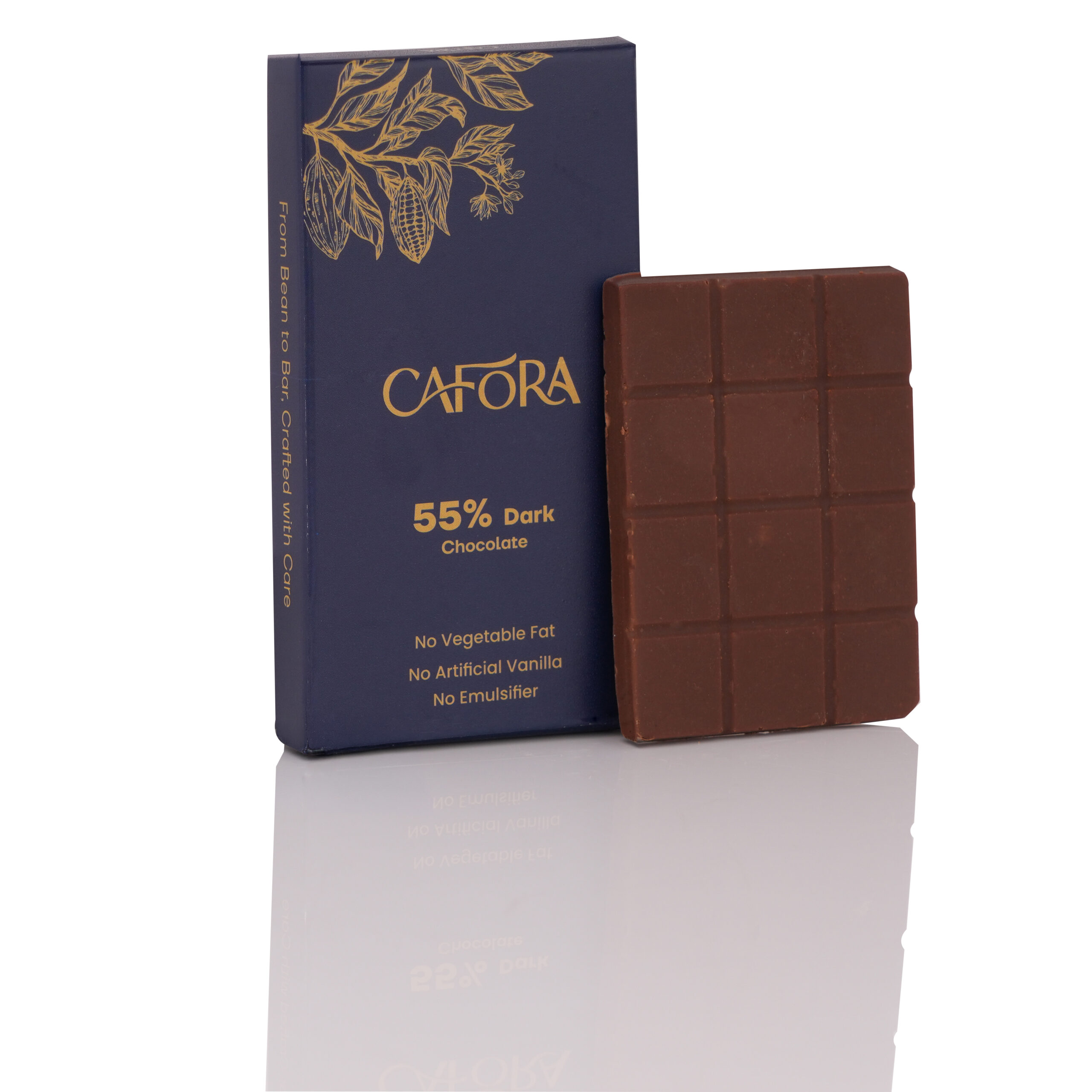 CAFORA 55% Dark Chocolate | Bean to Bar | 17g