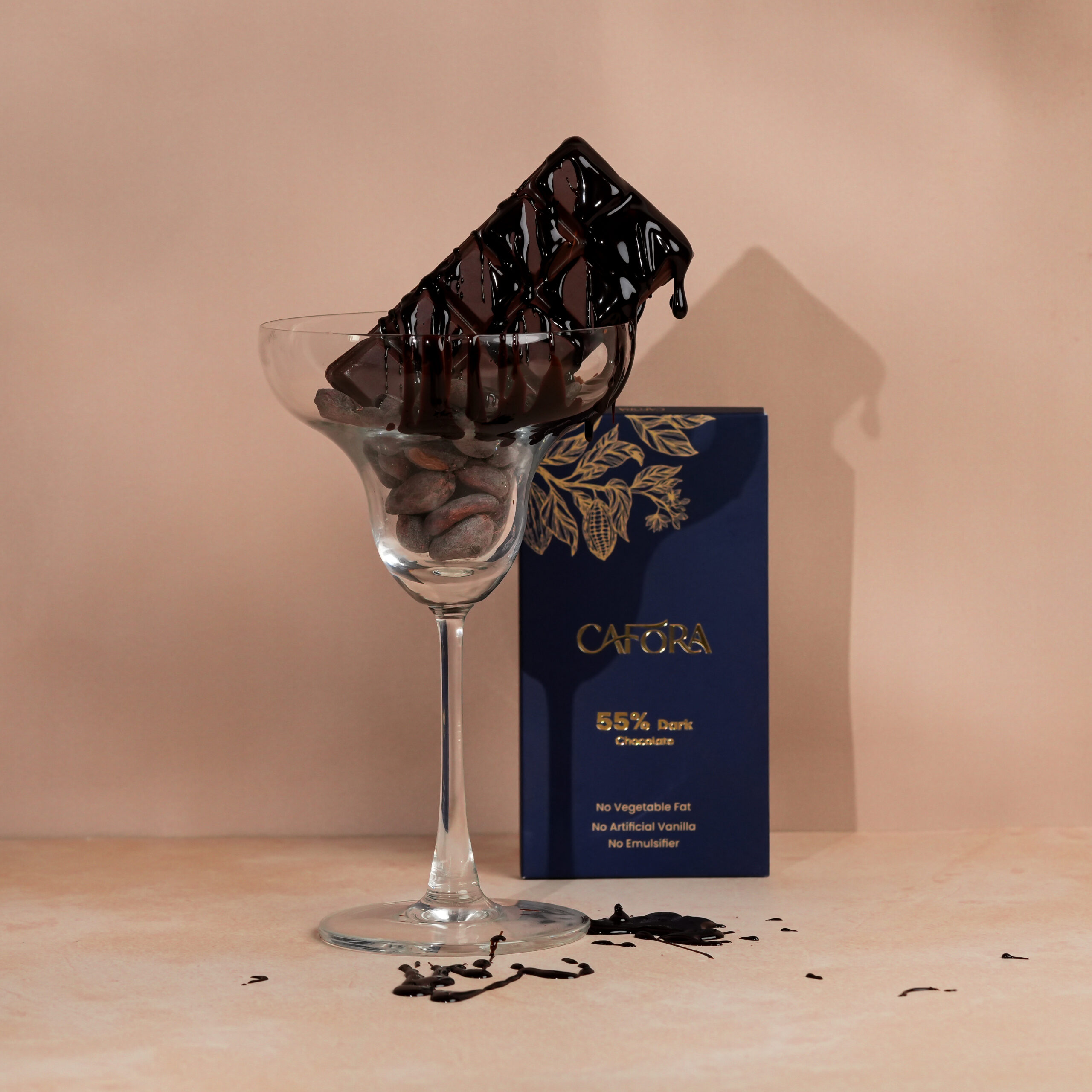 CAFORA 55% Dark Chocolate | Bean to Bar | 17g