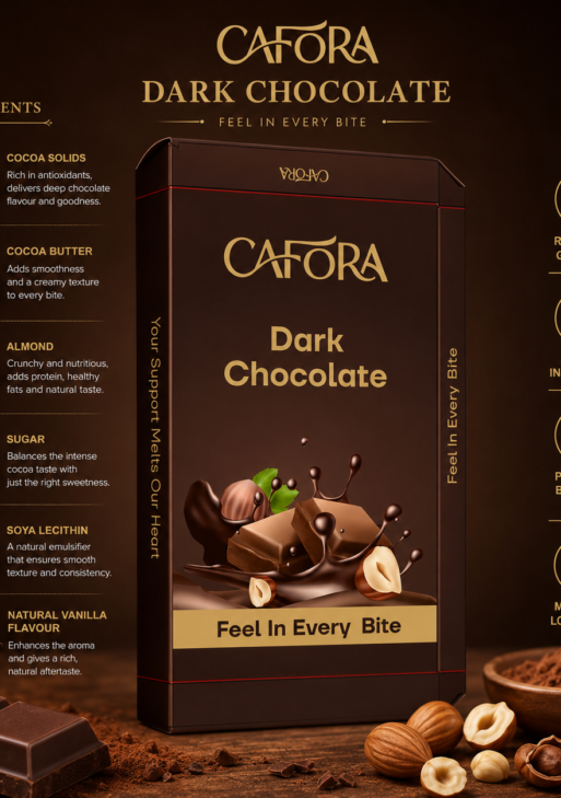 CAFORA Premium Dark Chocolate - 17g
