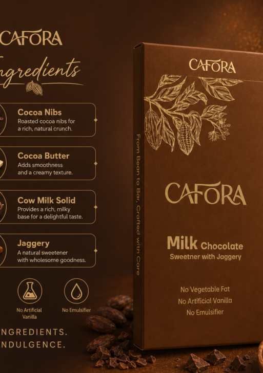 CAFORA Milk Chocolate with Jaggery – 17g