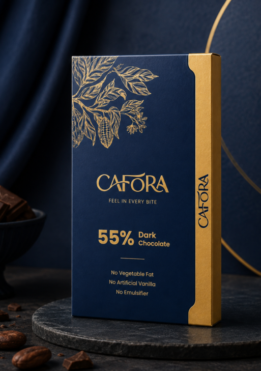 CAFORA 55% Dark Chocolate | Bean to Bar | 48g