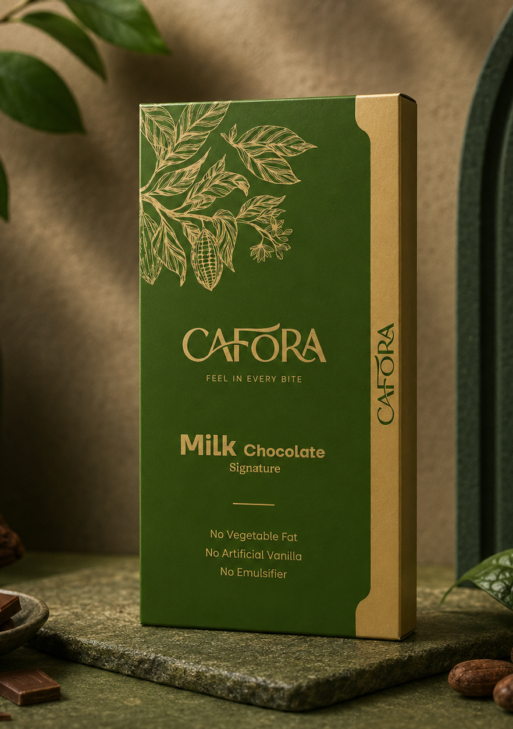 CAFORA Signature Milk Chocolate Bar – 17g