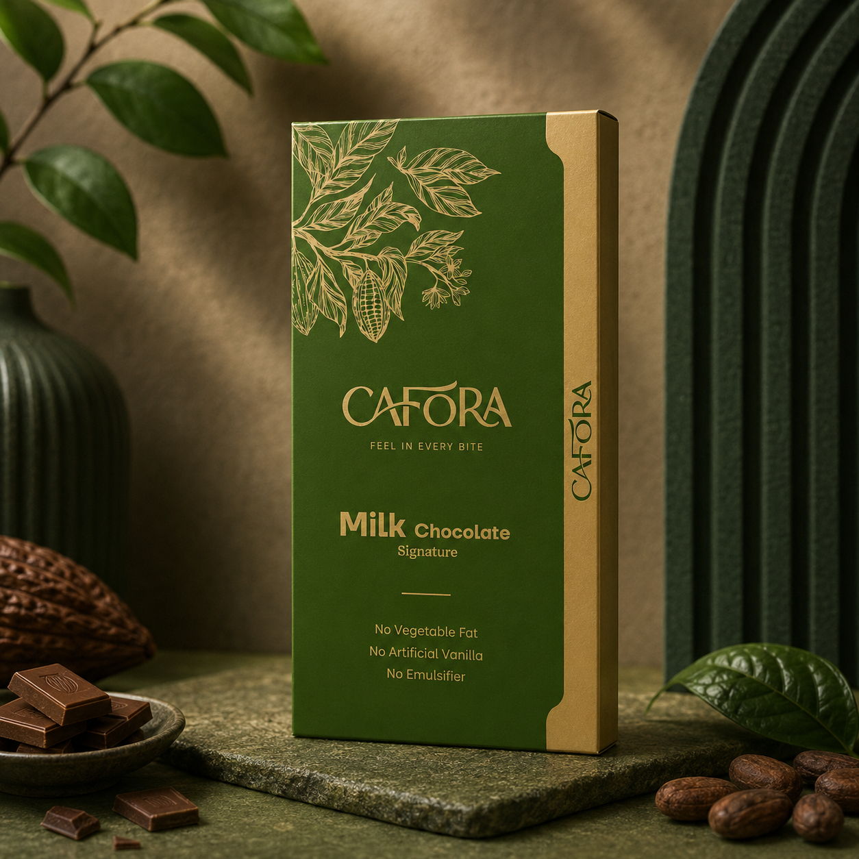 CAFORA Signature Milk Chocolate Bar – 17g