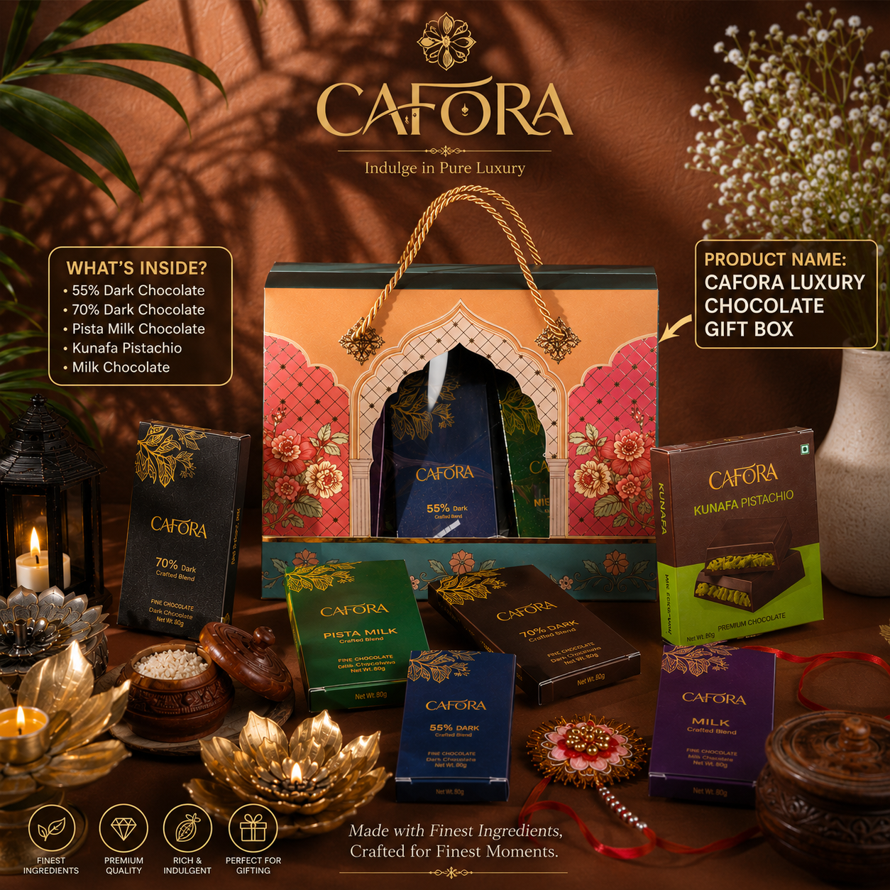 Premium Raksha Bandhan Assorted Chocolate Gift Box