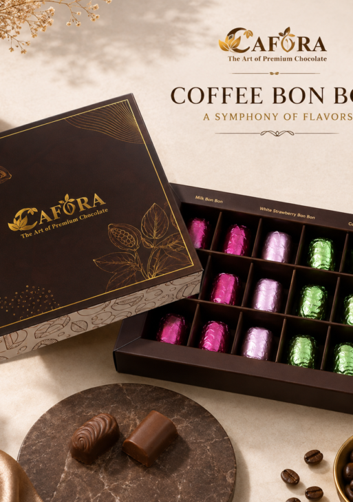 CAFÓRA Premium Chocolate Gift Box – 12 Pieces