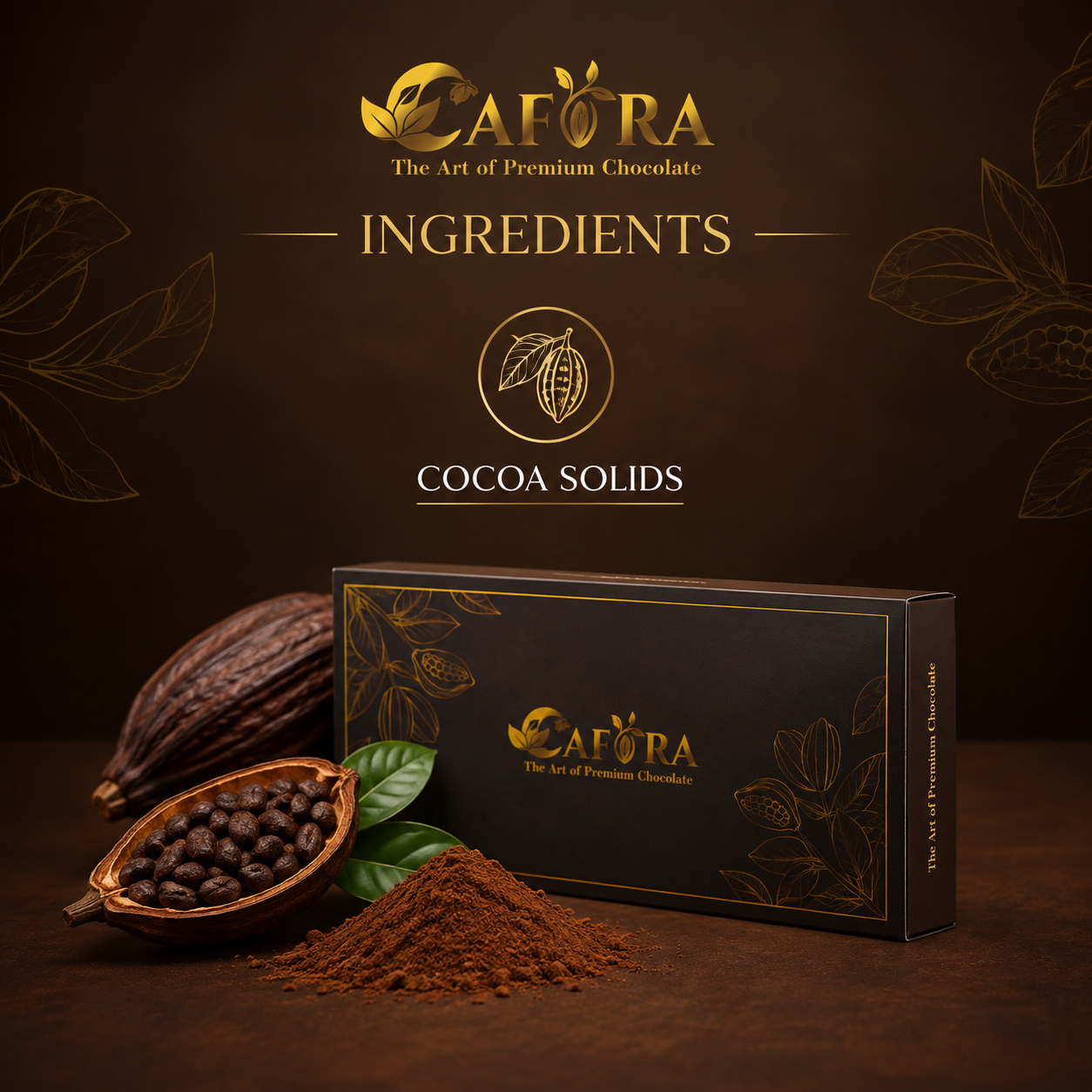 CAFÓRA Premium Chocolate Gift Box – 12 Pieces