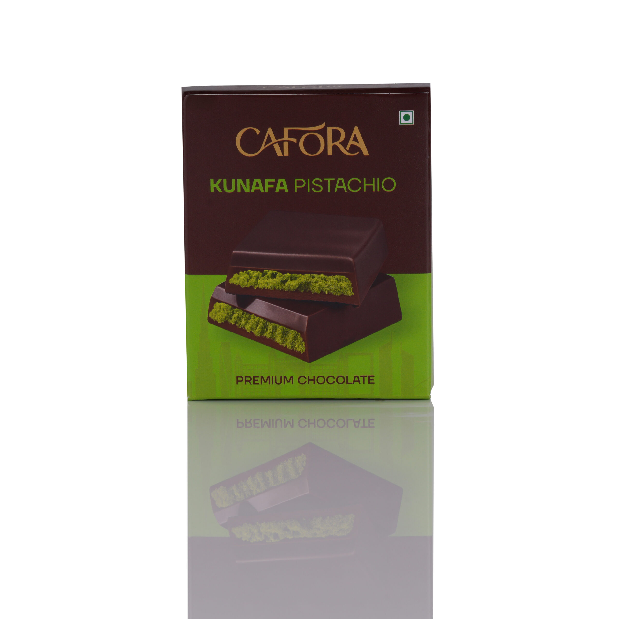 CAFÓRA Kunafa Pistachio Premium Chocolate - Image 2