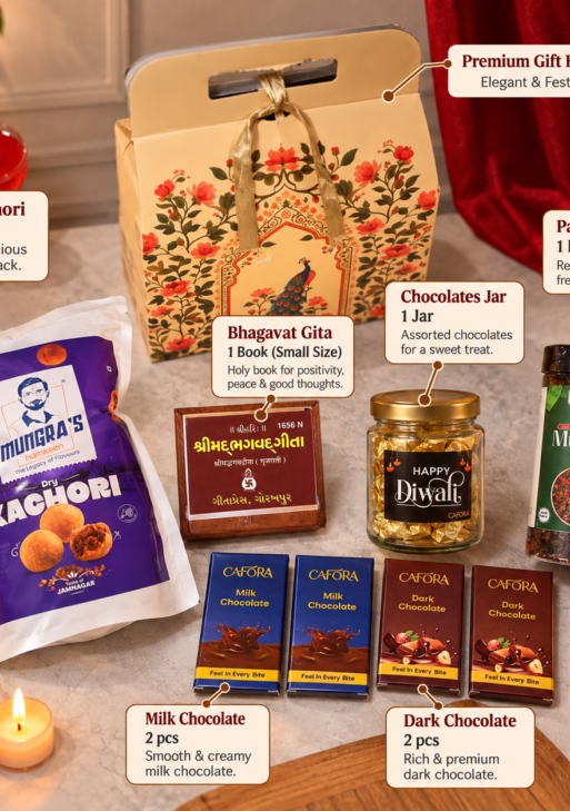 CAFORA Premium Diwali Gift Hamper – Traditional Festive Gift Box
