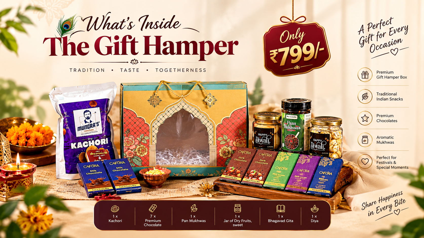 Festive Indian Gift Hamper Advertisement