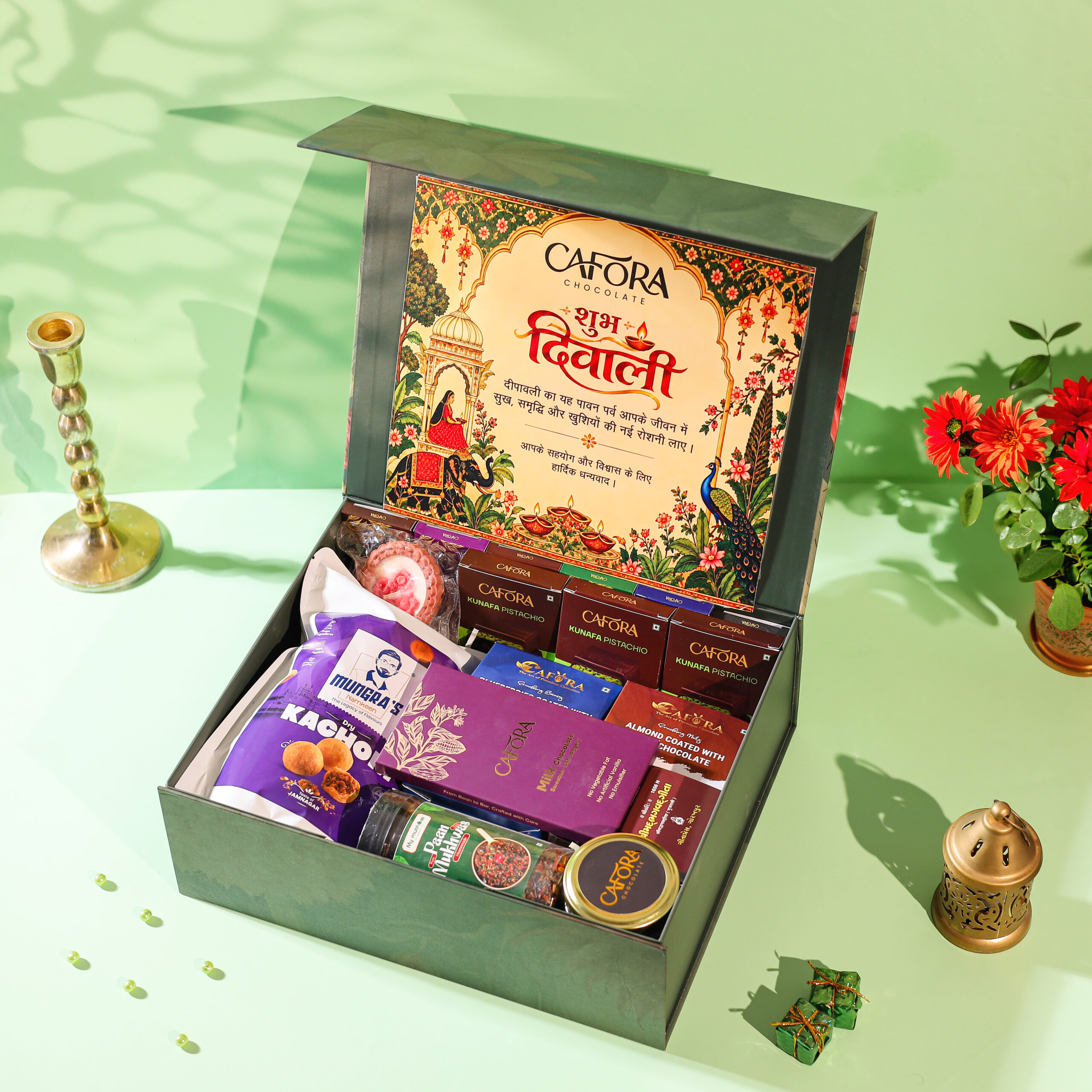 CAFORA Premium Diwali Gift Box – Exclusive Chocolate & Festive Hamper - Image 2