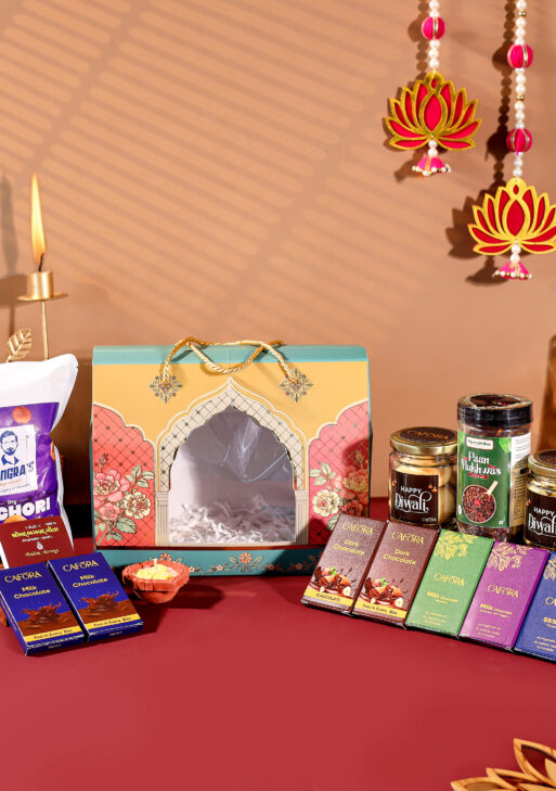 Premium Diwali Gift Hamper | Chocolates, Dry Fruits & Diya