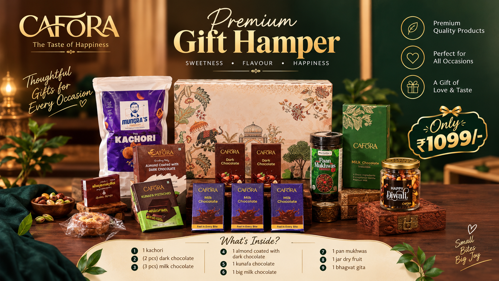 Premium Cafora Gift Hamper Display