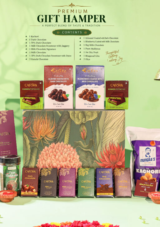 CAFORA Premium Diwali Gift Box – Exclusive Chocolate & Festive Hamper